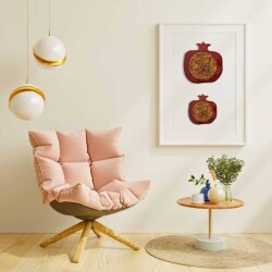 Hera Nar Yaşam Çiçekli  Büyük - 1