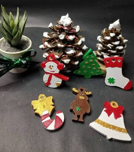 Yeni Yıl Çam Ağacı Süsleri - Vanilyasanat