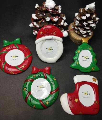 Yeni Yıl Magnet Çerçeve - Vanilyasanat