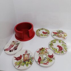 Yılbaşı Bardak Altlığı - 3